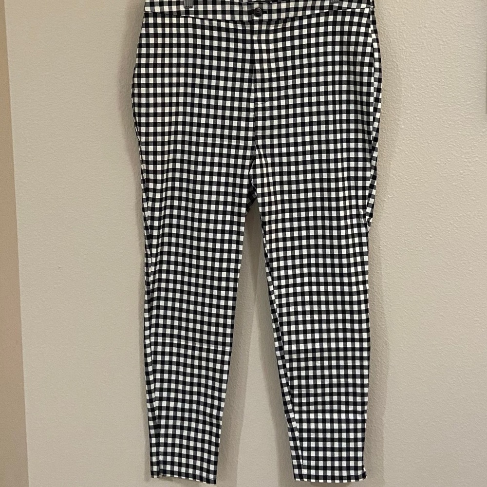 NWT F21 Gingham Chino Dress Pants